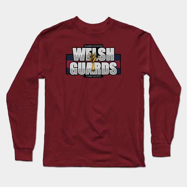 Welsh Guards Long Sleeve T-Shirt by Firemission45